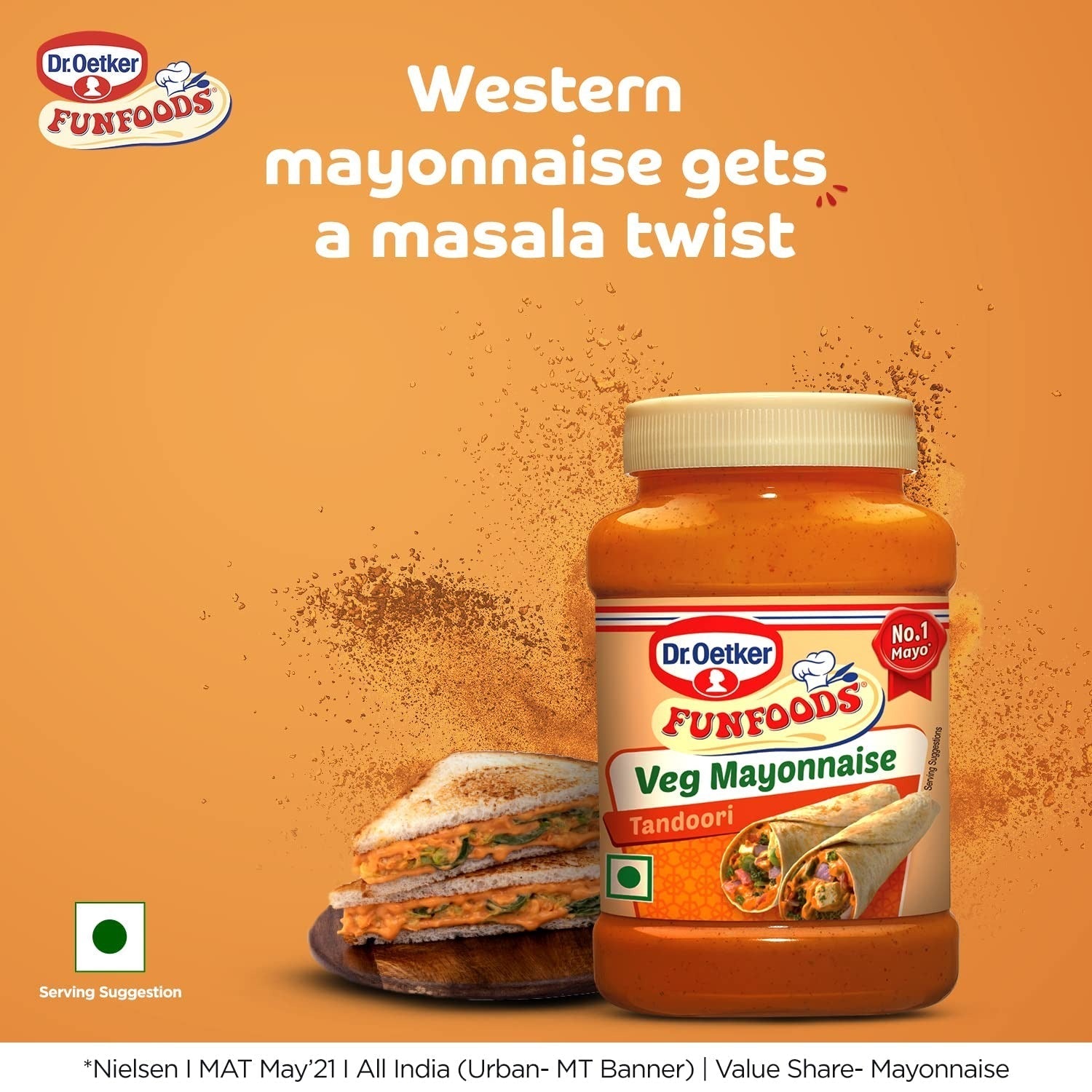 Dr. Oetker FunFoods Tandoori Masala Mayonnaise