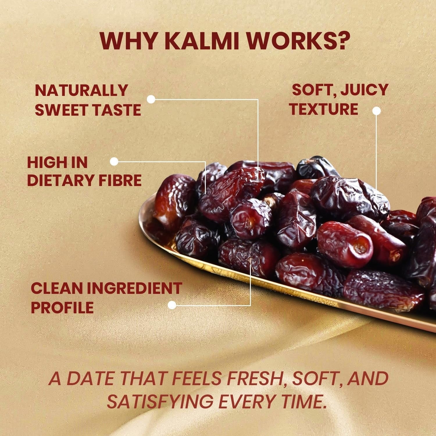 Nutty Gritties Premium Kalmi Dates- 350g