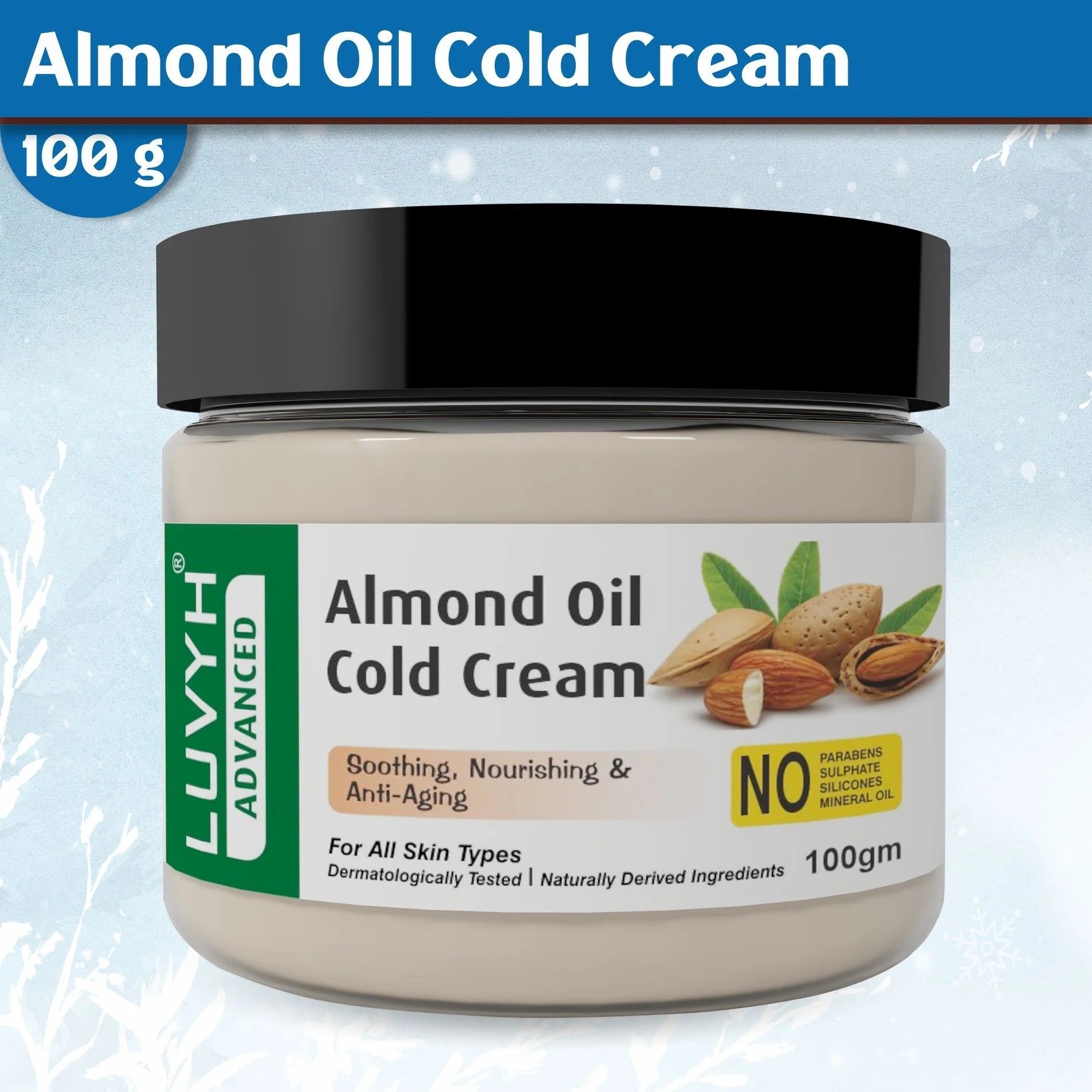 LuvYH Almond Oil Cold Cream - 100g