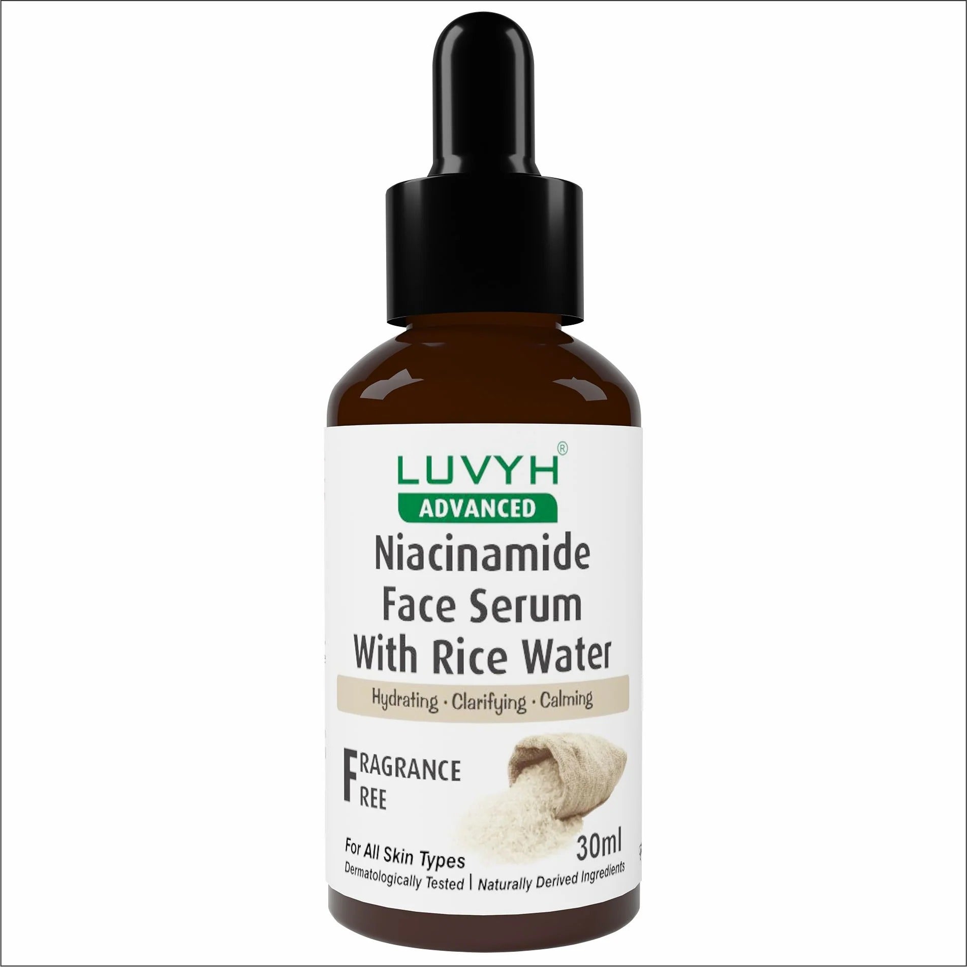 LuvYH Niacinamide Face Serum With Rice Water - 30ml