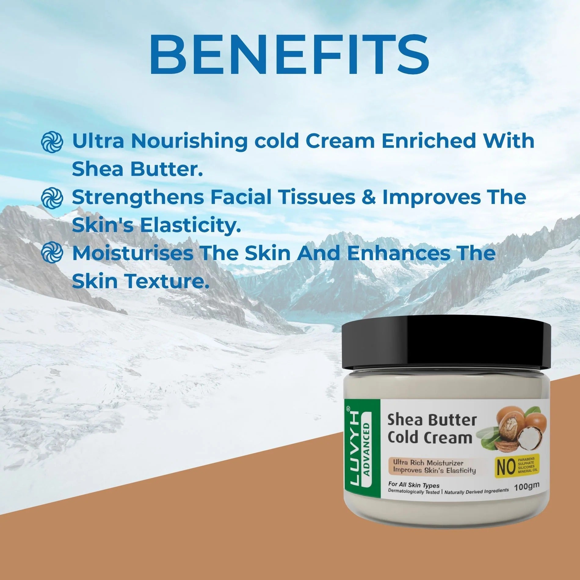 LuvYH Shea Butter Cold Cream - 100g