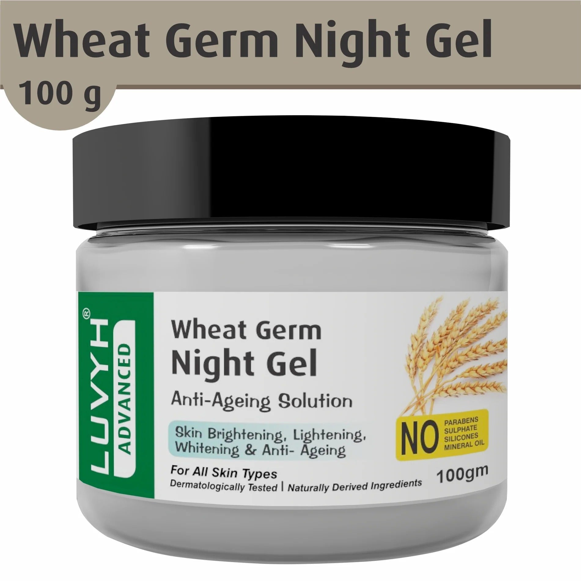 LuvYH Wheat Germ Night Gel - 100g
