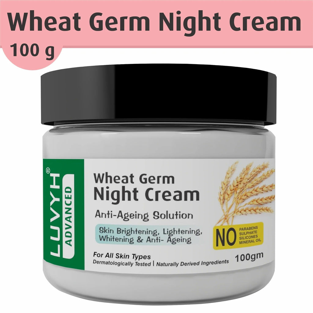 LuvYH Wheat Germ Night Cream - 100g