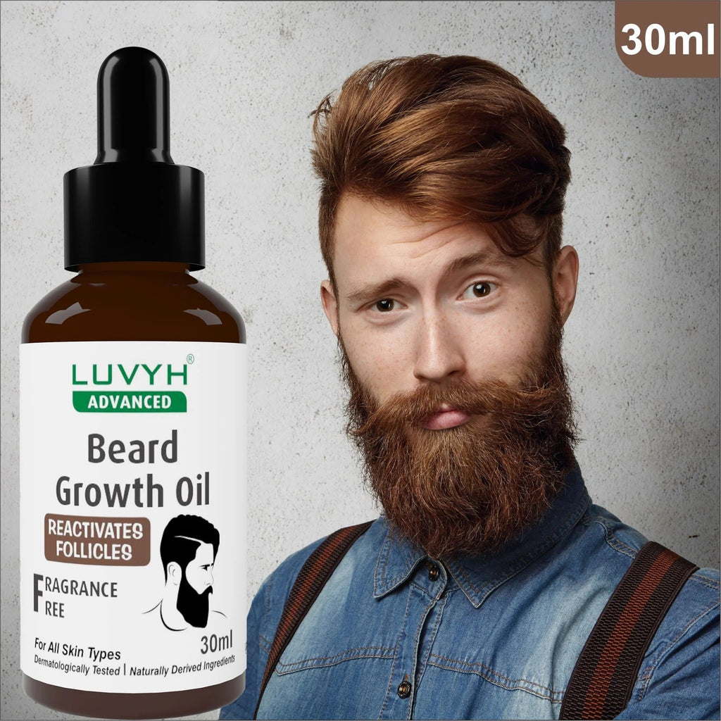 LuvYH Beard Growth Oil With Redensyl - 30ml
