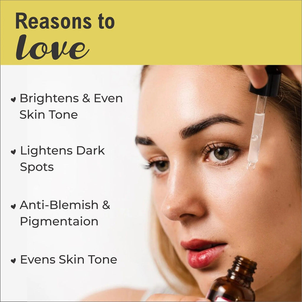LuvYH Skin Brightening Face Serum Enriched With Gold - 30ml