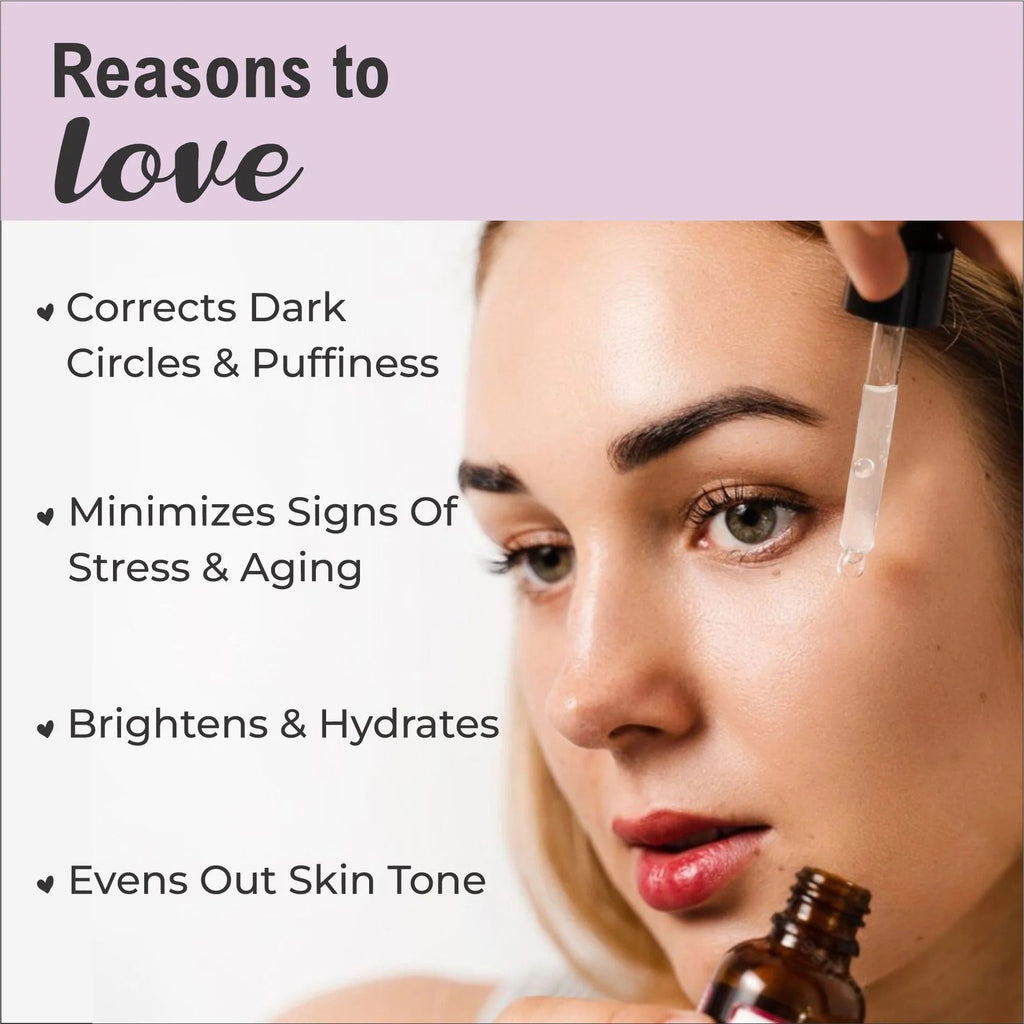 LuvYH Under Eye Serum For Dark Circles & Wrinkles - 30ml
