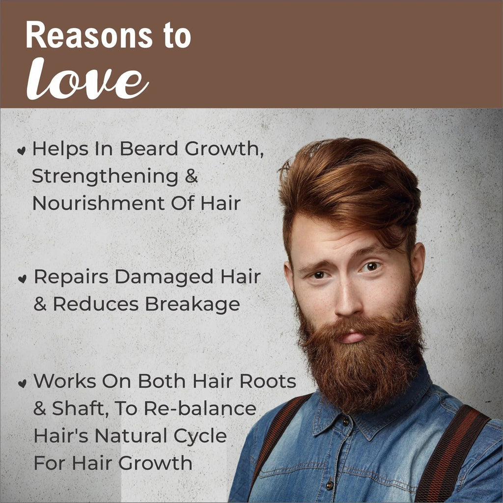 LuvYH Beard Growth Oil With Redensyl - 30ml