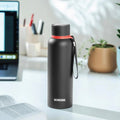 Borosil Hydra Thermoflask Water Bottle Trek Black 500ml