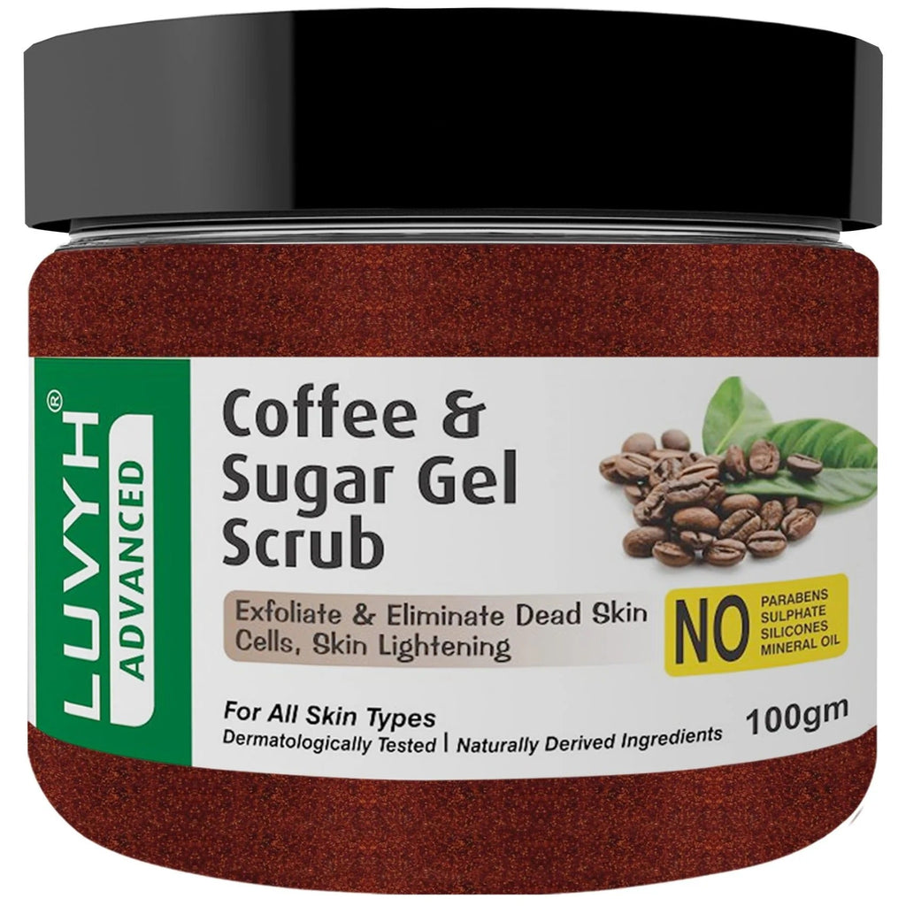 LuvYH Coffee & Sugar Gel Scrub - 100g