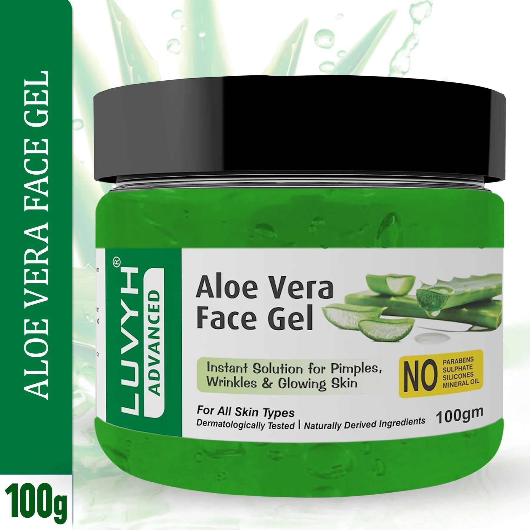 LuvYH Aloe Vera Face Gel - 100g