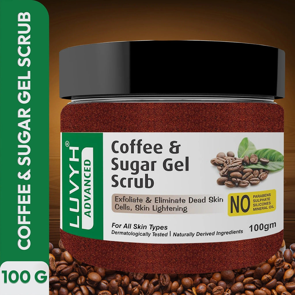 LuvYH Coffee & Sugar Gel Scrub - 100g