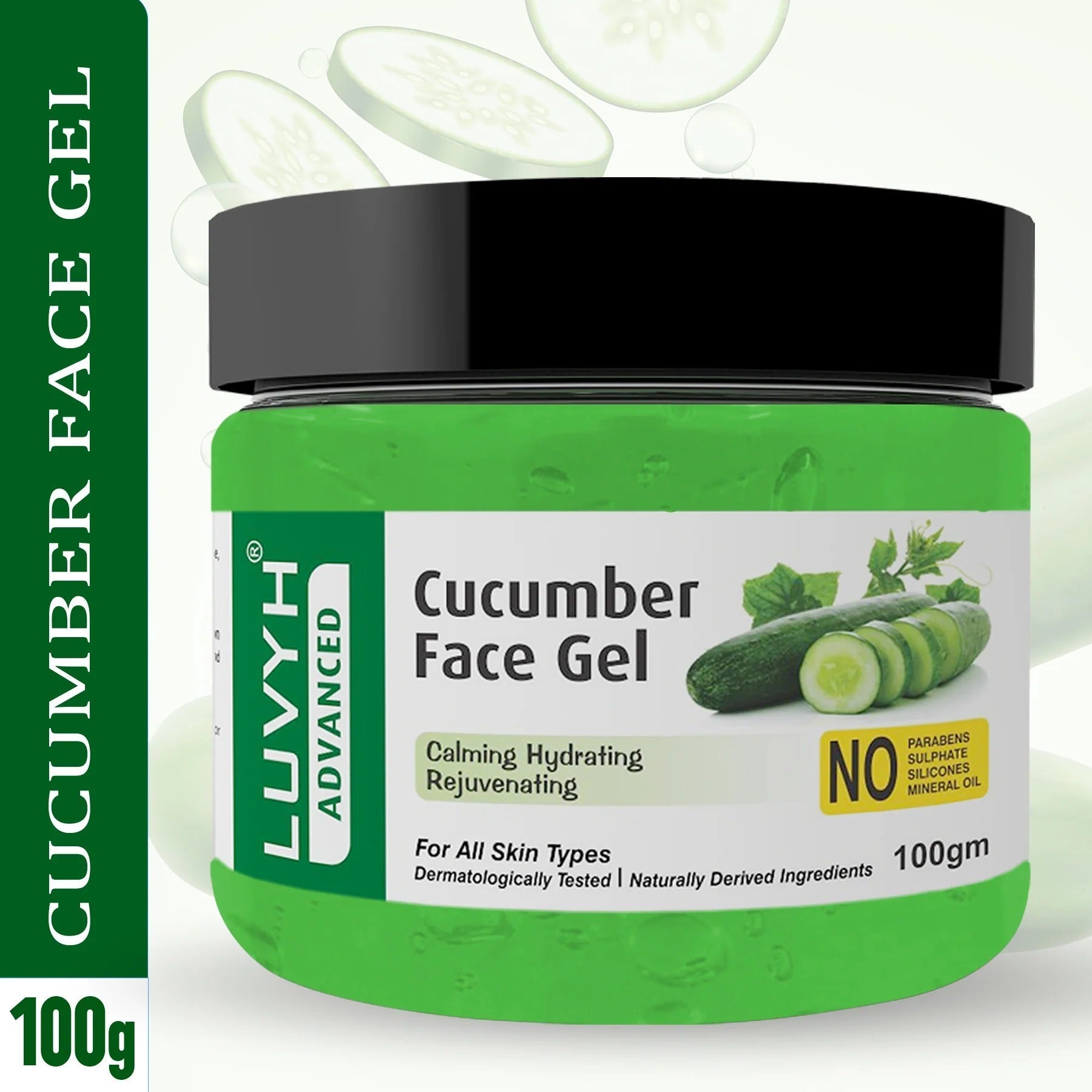 LuvYH Cucumber Face Gel - 100g