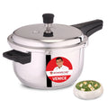 Wonderchef Venice Stainless Steel Pressure Cooker 5L Outer Lid Triply