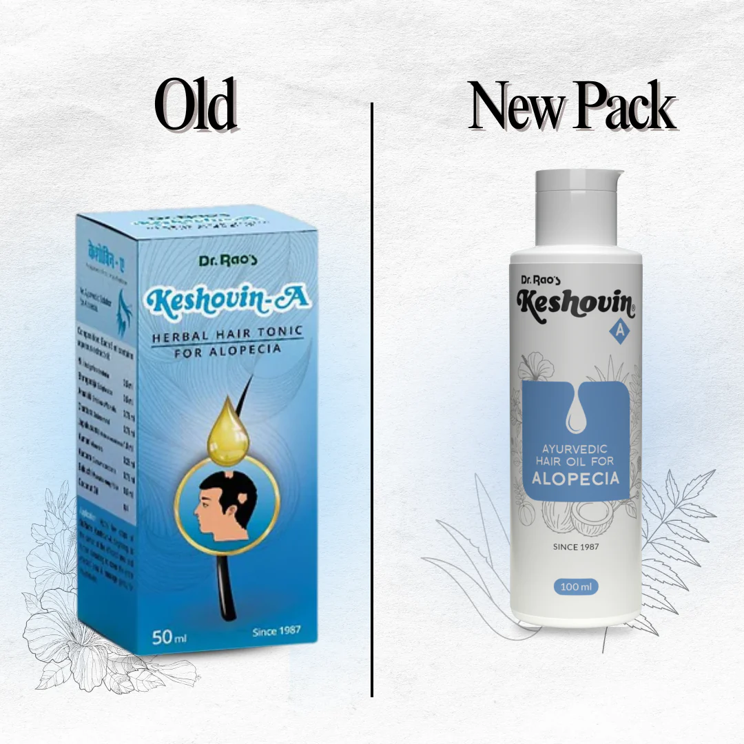 Dr. Rao's Keshovin-a Ayurvedic Hair Oil for Alopecia - 100 ml