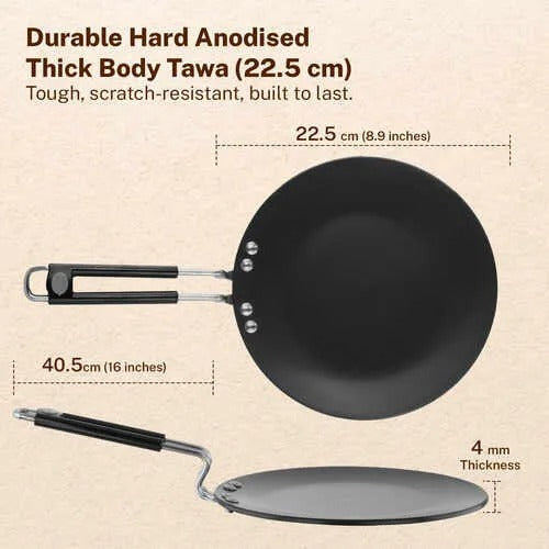 Prestige Hard Anodised Plus Roti Tawa