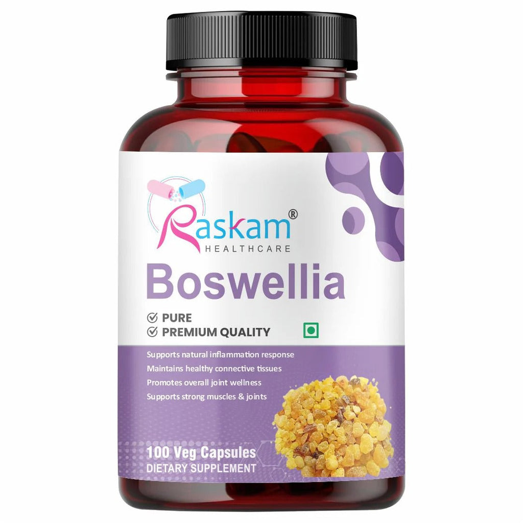 Raskam Boswellia Serrata Extract - 100 Veg Capsules