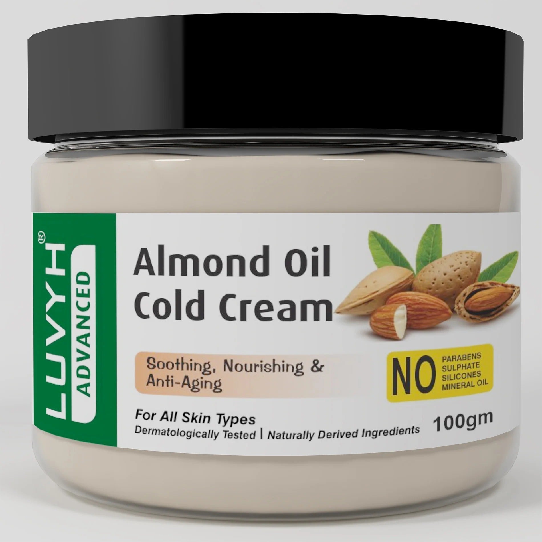 LuvYH Almond Oil Cold Cream - 100g