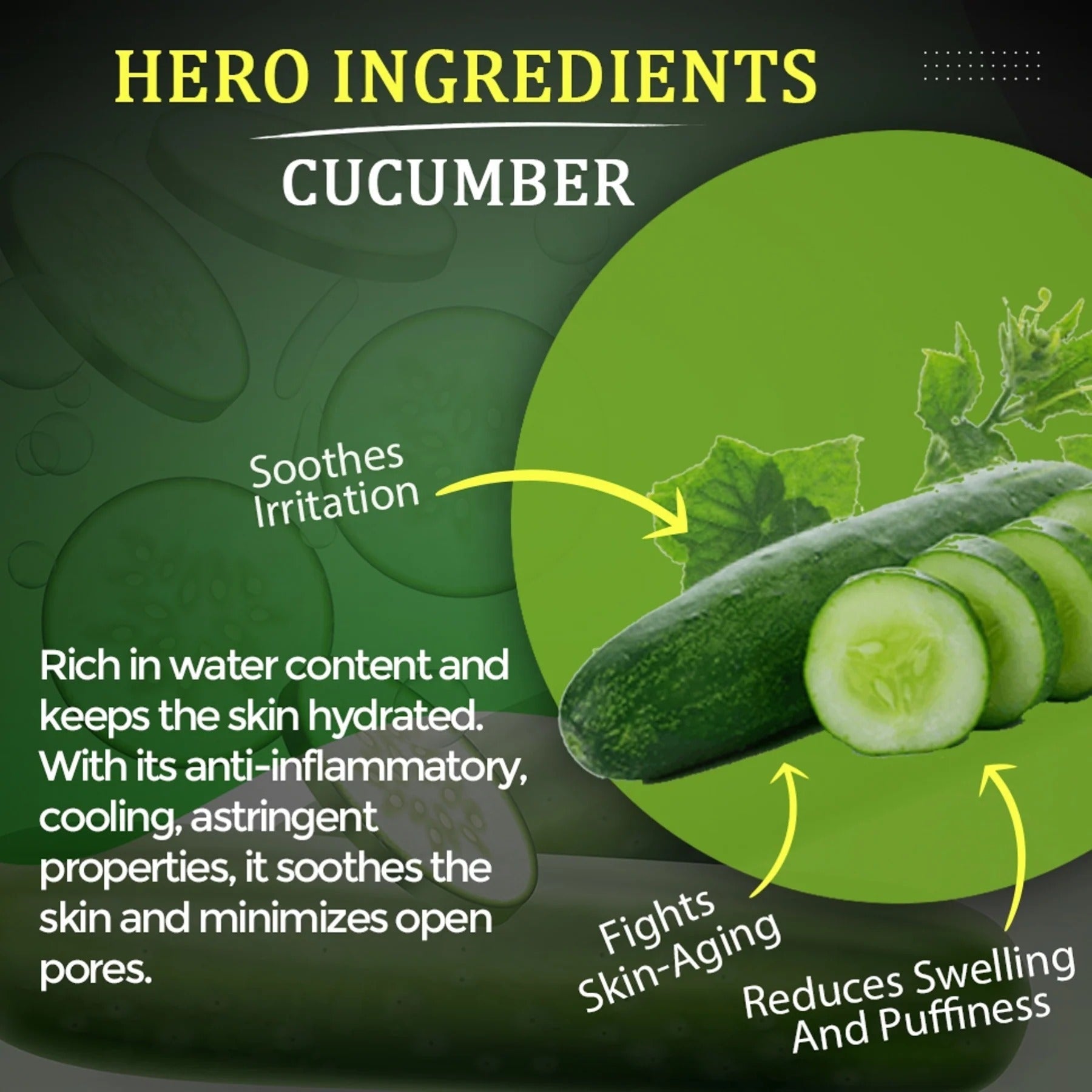 LuvYH Cucumber Face Gel - 100g