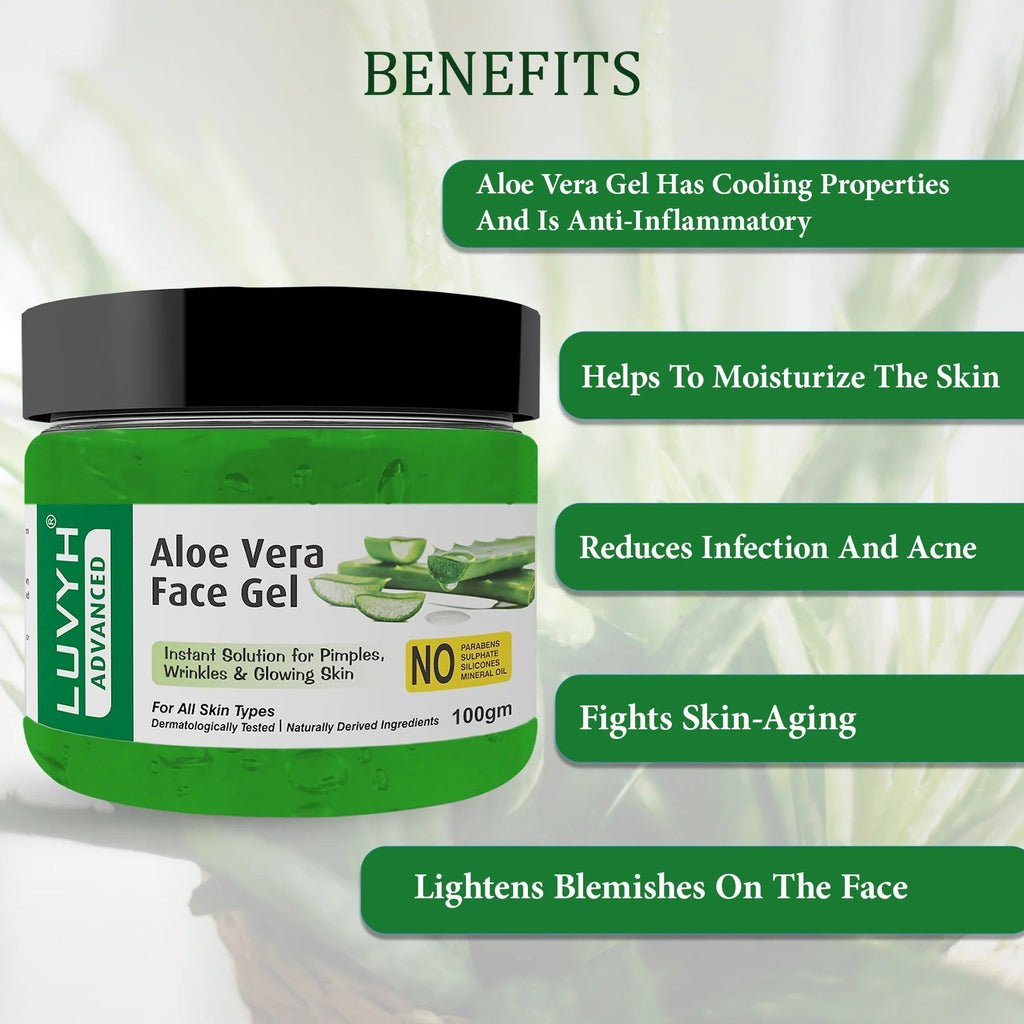 LuvYH Aloe Vera Face Gel - 100g
