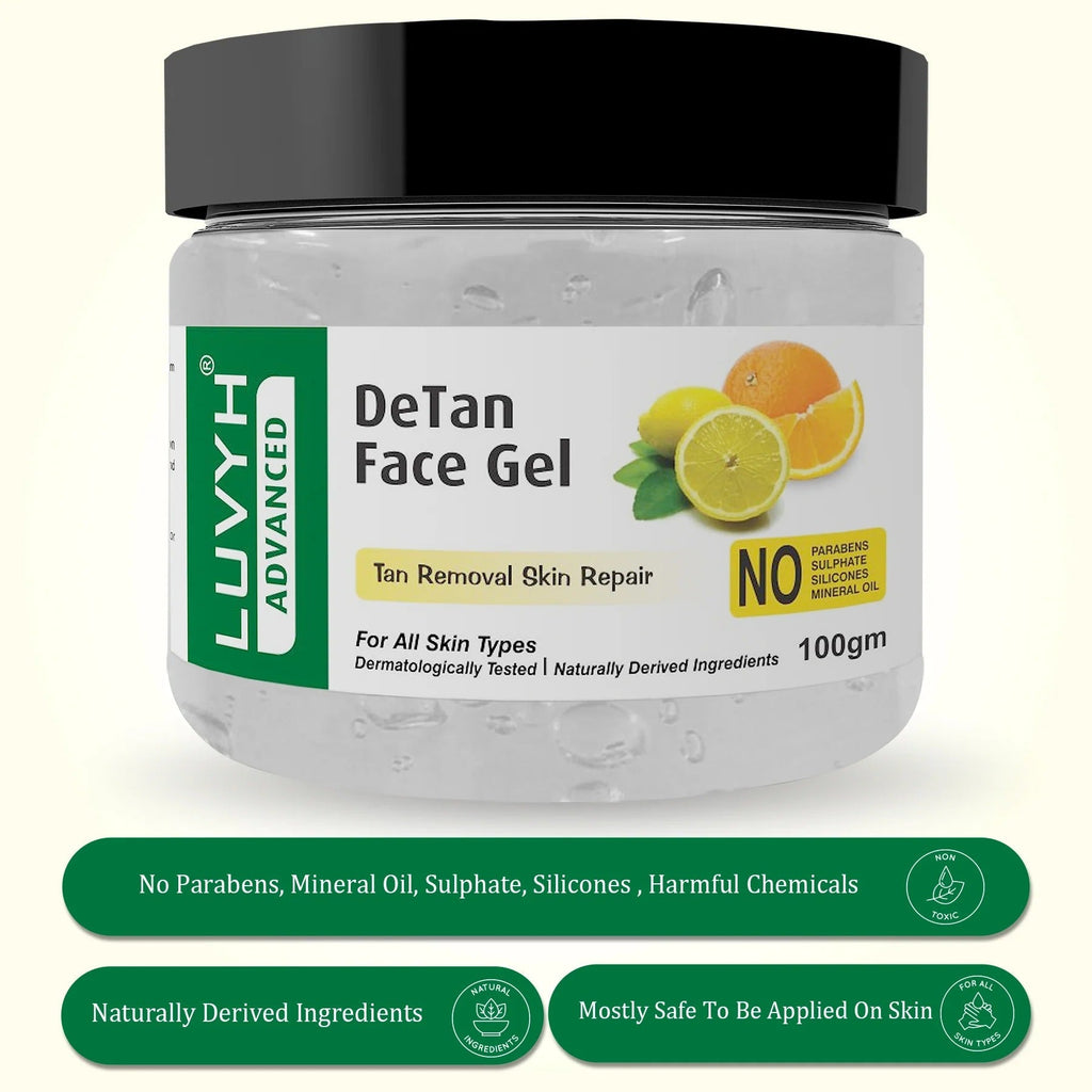 LuvYH DeTan Face Gel - 100g