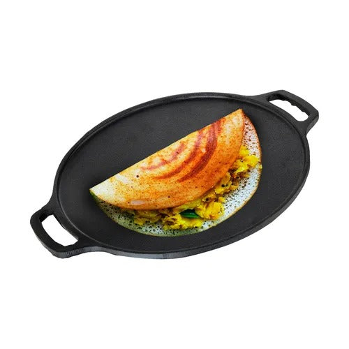 Prestige Cast Iron Scratch-Resistant Round Base Dosa Tawa