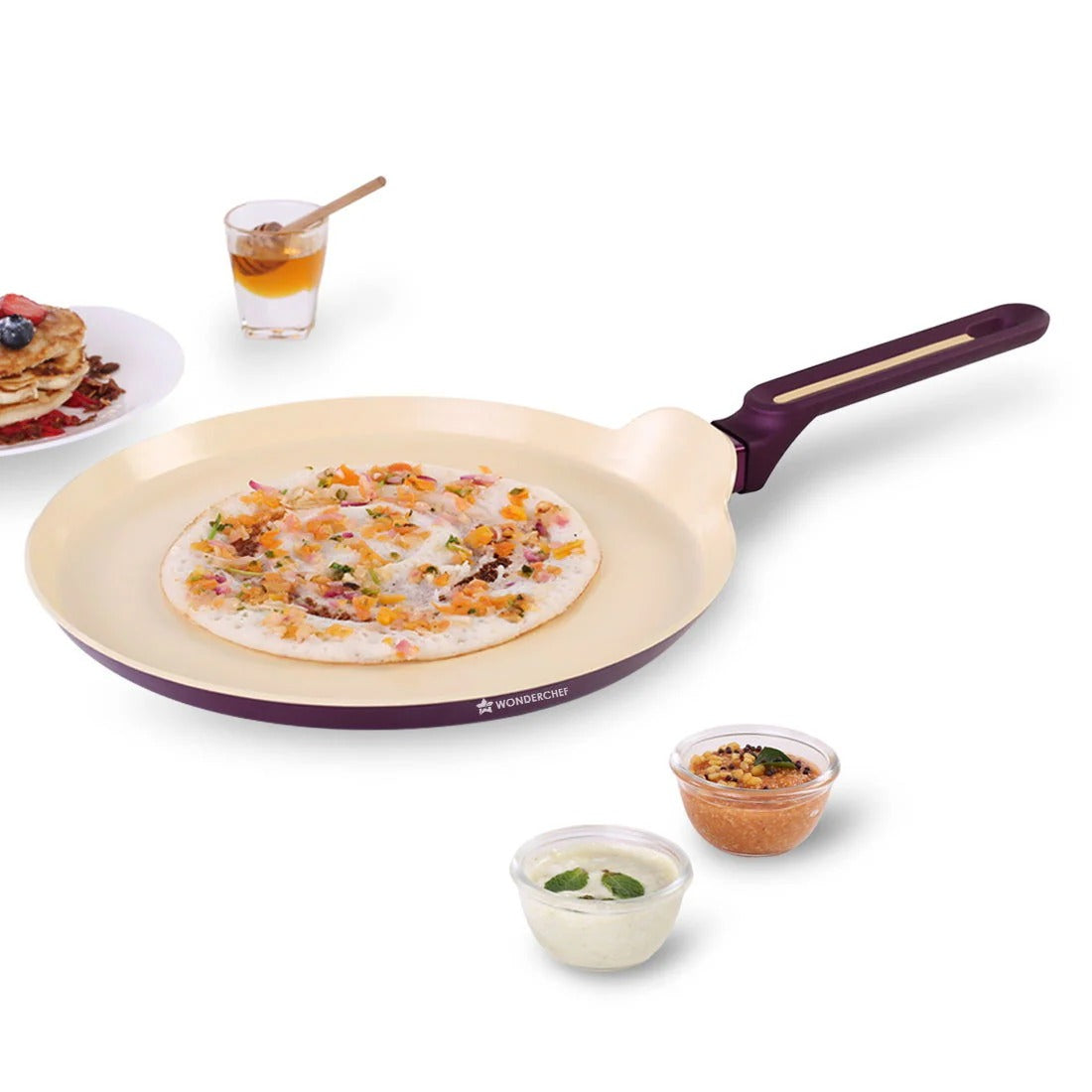 Wonderchef Bellagio Ceramic Non-Stick Dosa Tawa 28cm