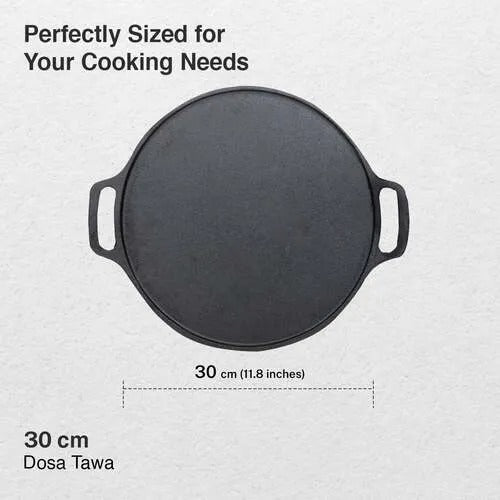 Prestige Cast Iron Scratch-Resistant Round Base Dosa Tawa