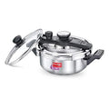 Prestige Clip-On Svachh Stainless Steel Spillage Control Pressure Cooker with Glass Lid