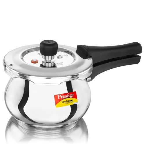 Prestige Deluxe Alpha Svachh Stainless Steel Handi Pressure Cooker