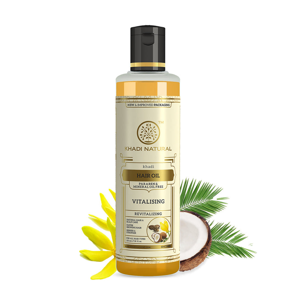Khadi Natural Vitalising Hair Oil - 210 ml