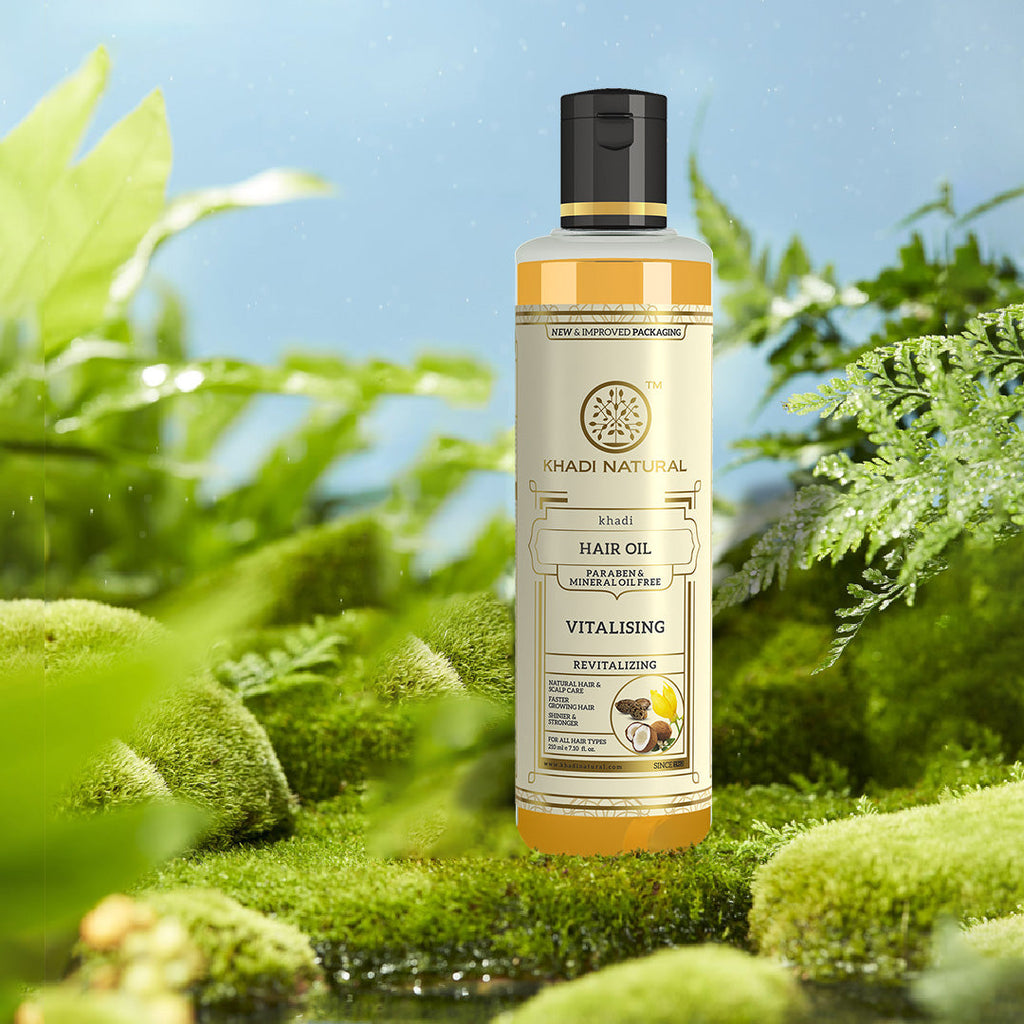 Khadi Natural Vitalising Hair Oil - 210 ml