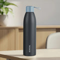 Borosil Duomate Vacuum Insulated Stainless Steel Bottle Black 750ml