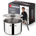 Bergner Argent Tri-Ply Stainless Steel 17cm 2.5L Milk Boiler Induction Bottom (BGD-9812)