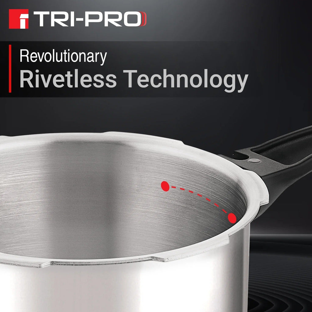 Bergner Tripro Tri-Ply Stainless Steel 3L Outer Lid Pressure Cooker (BGIN-6620)