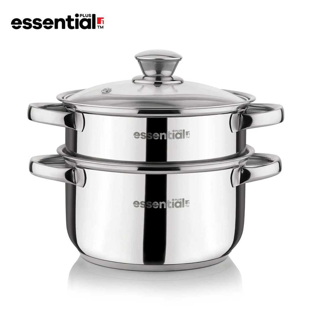Bergner Essential Plus Stainless Steel 2 Tier Steamer (BGIN-6691)