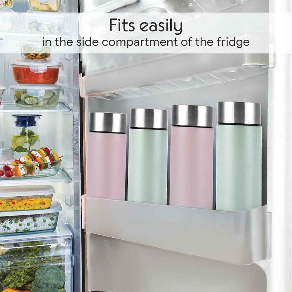Borosil CoolSip Stainless Steel Single Wall Bottle Mint 1L