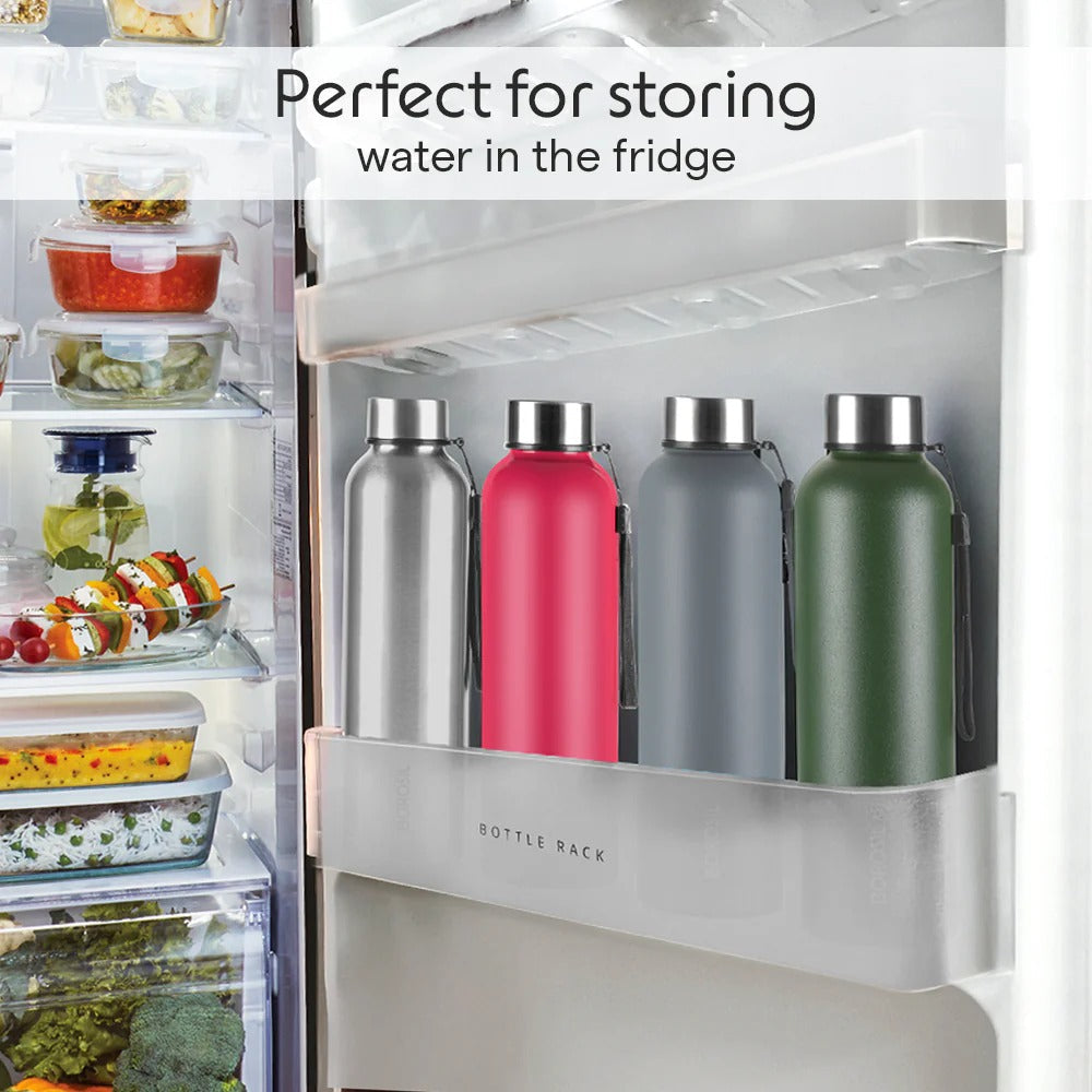 Borosil Laguna Green Stainless Steel Bottle 1L
