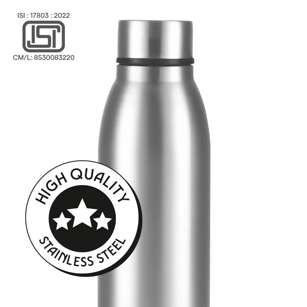 Borosil Glacier Stainless Steel Single Wall Bottle 950ml