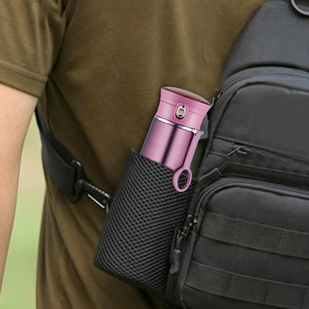 Borosil Hydra Thermoflask Water Bottle Ease Purple 420ml