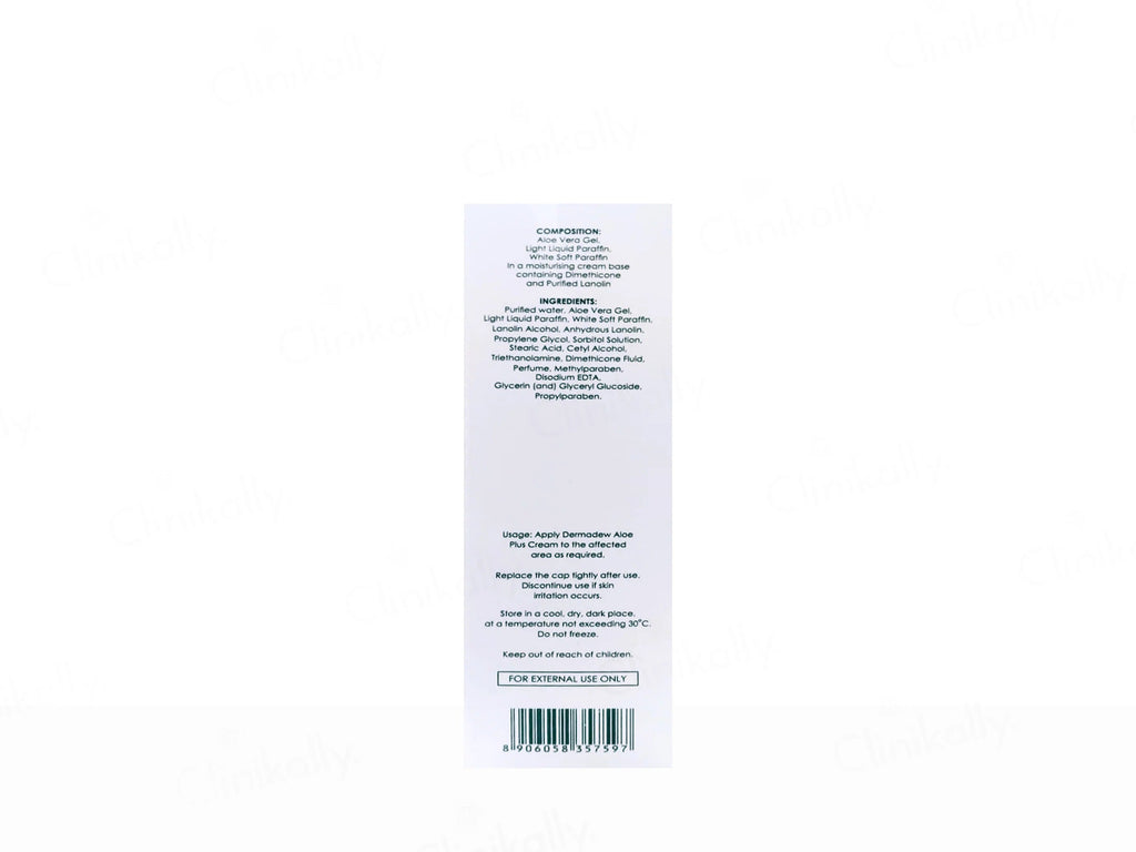 Dermadew Aloe Cream Tube - 50 Gms