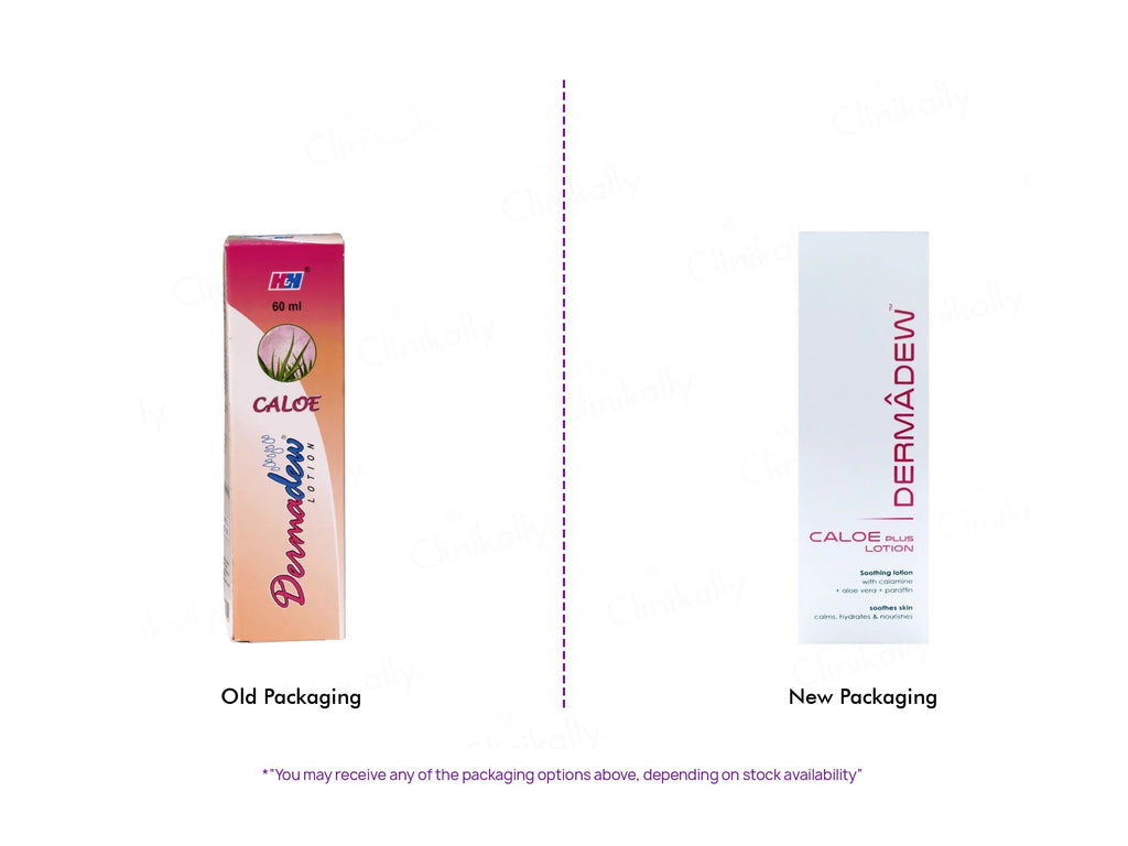 Derma dew Caloe Plus Lotion - 60 ml (Pack of 2)