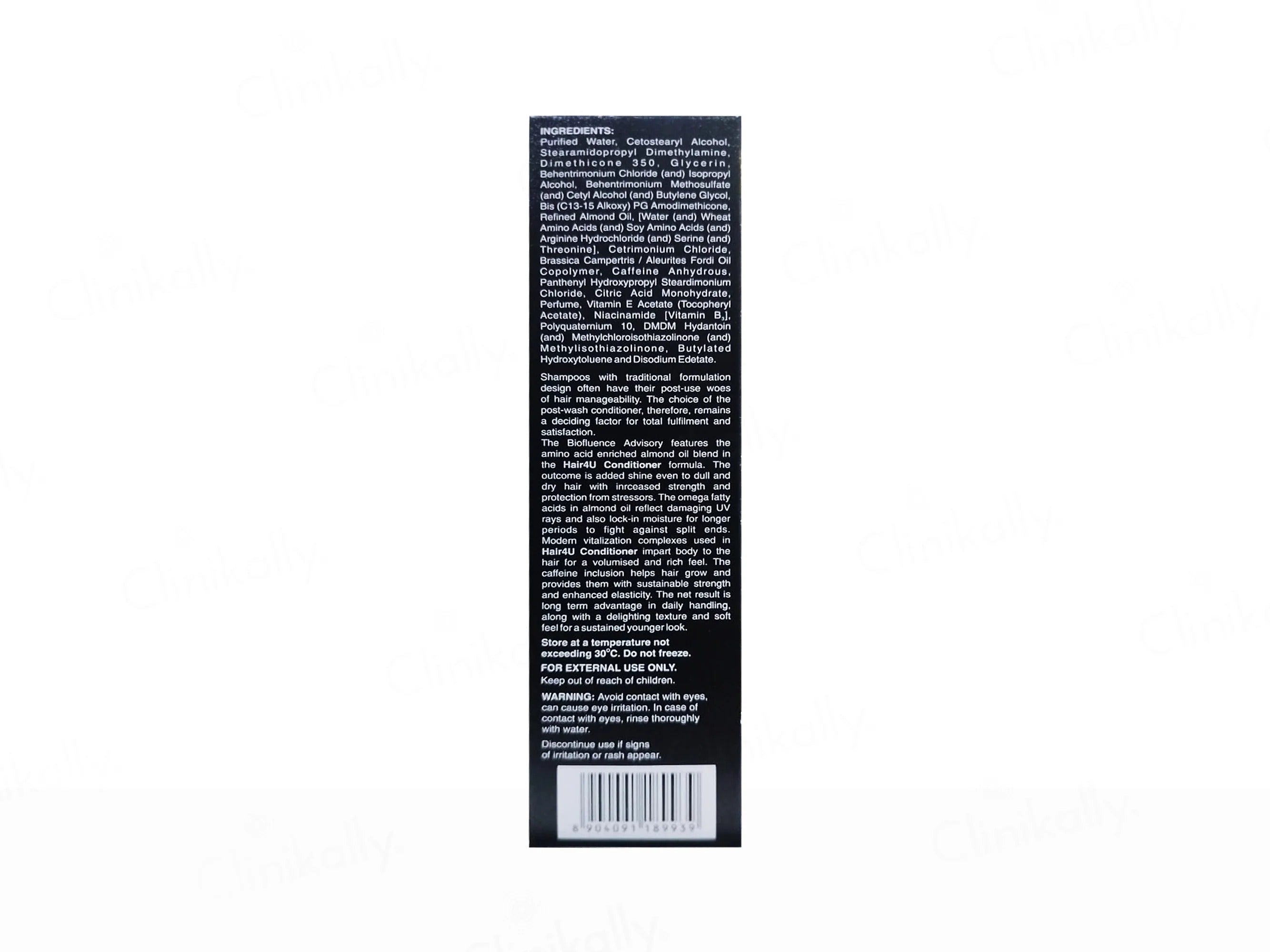 Hair4U Biofluence Therapeutic Conditioner, Transparent - 100 ml