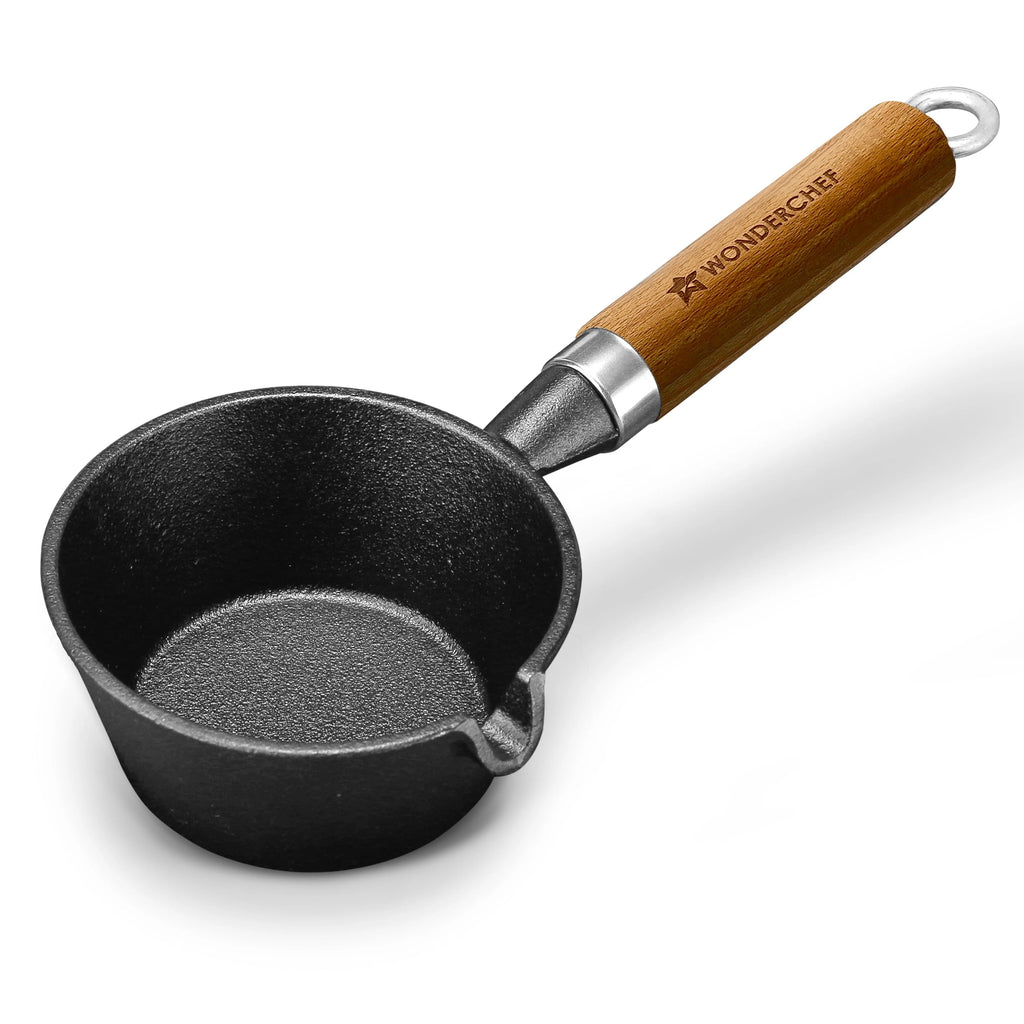 Wonderchef Ferro Lightweight Cast Iron Tadka Pan Pre-Seasoned