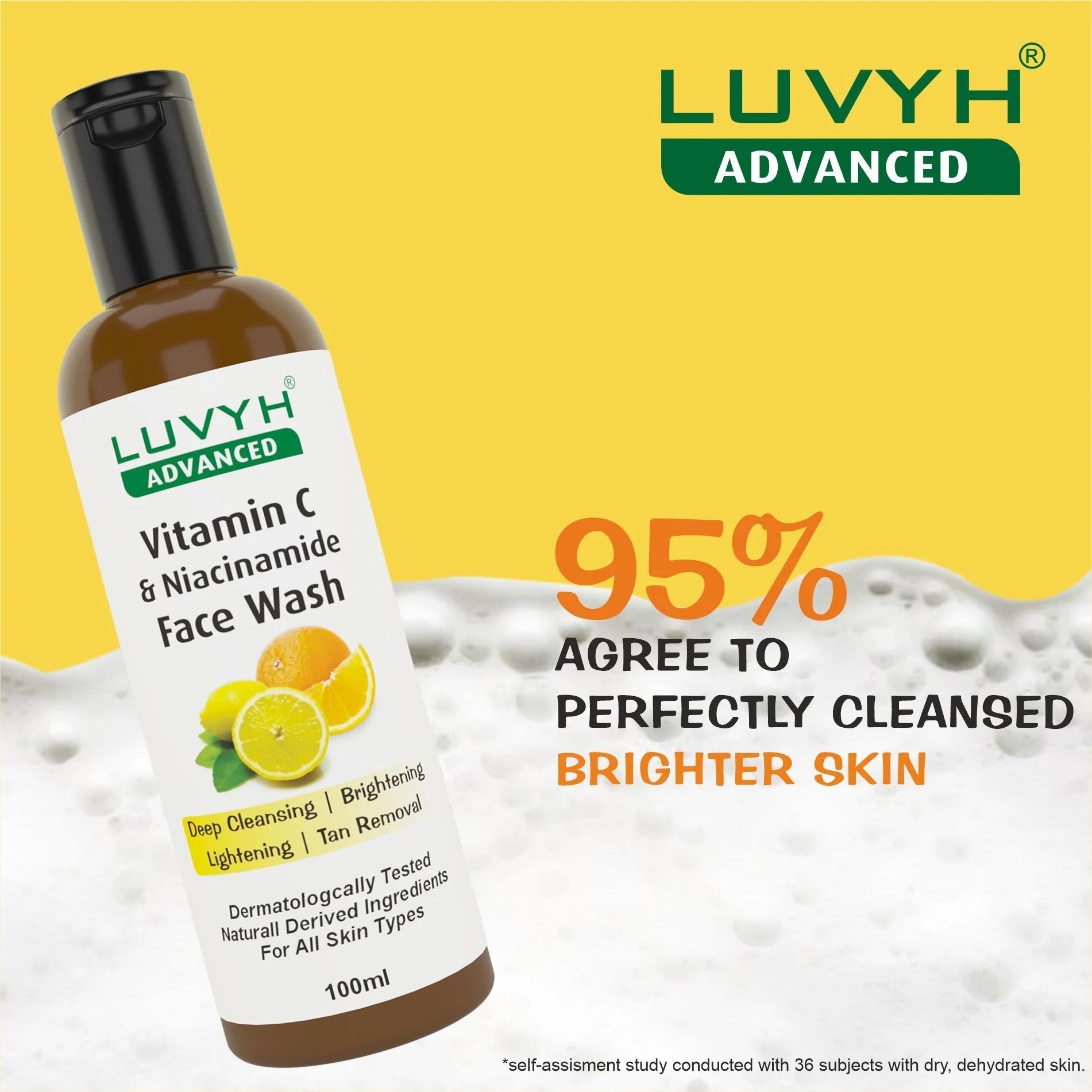 LuvYH Vitamin C & Niacinamide Face Wash - 100ml
