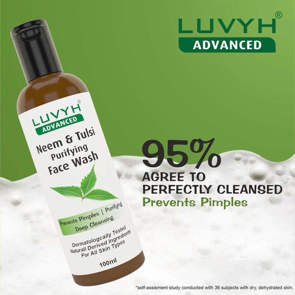LuvYH Purifying Neem & Tulsi Face Wash - 100ml