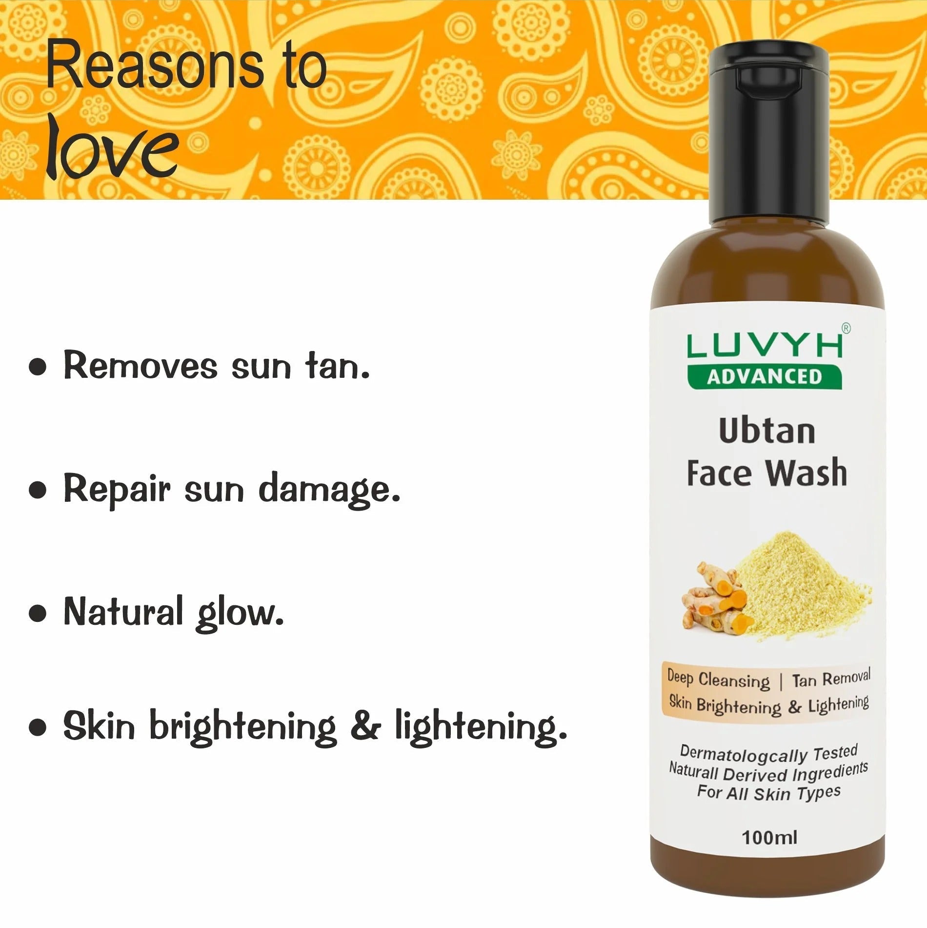 LuvYH Ubtan Face Wash - 100ml