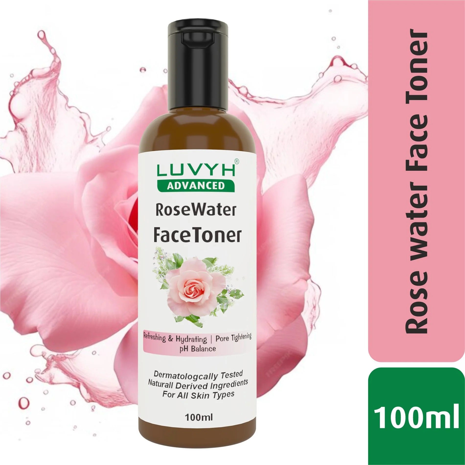 LuvYH Rose Water Toner - 100ml