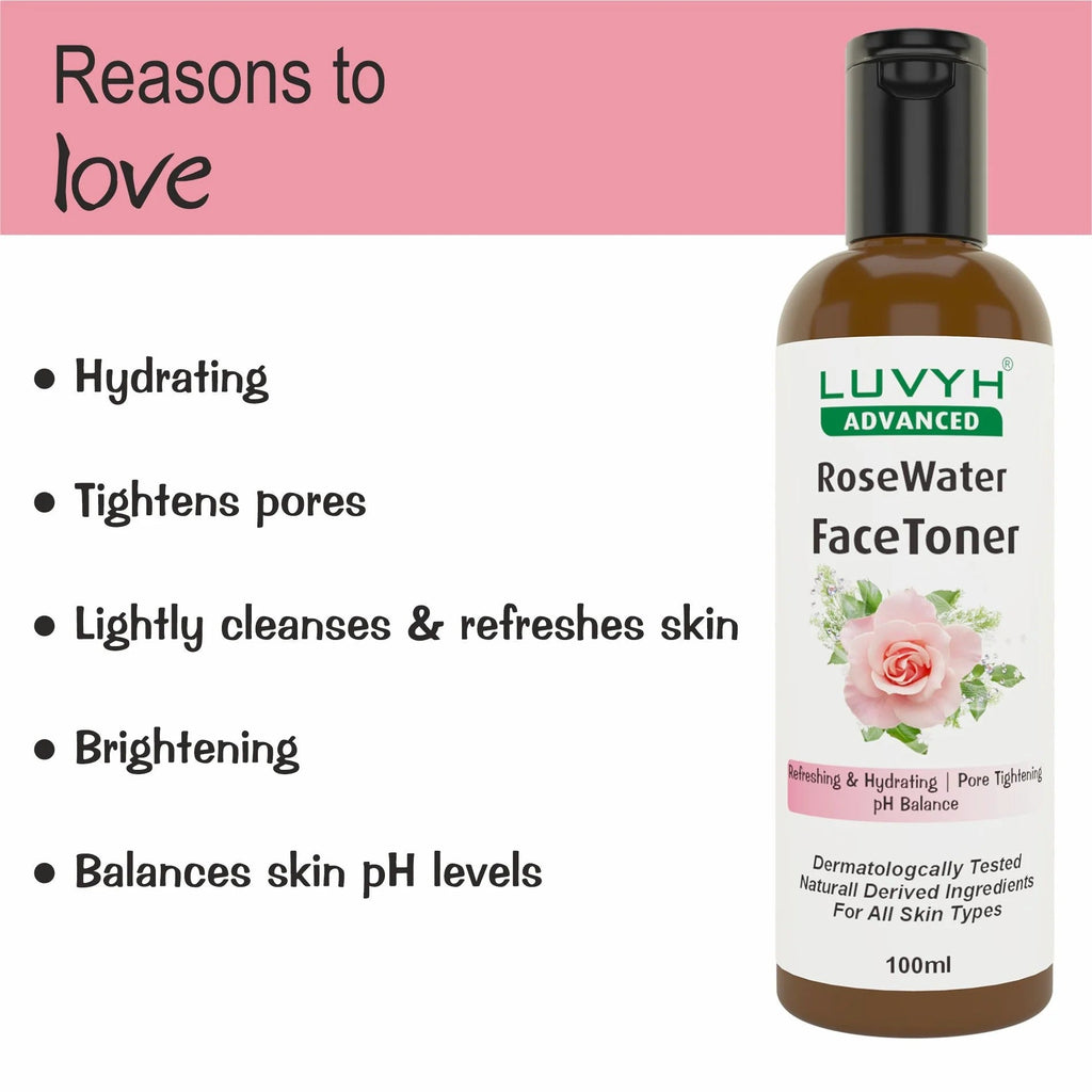 LuvYH Rose Water Toner - 100ml