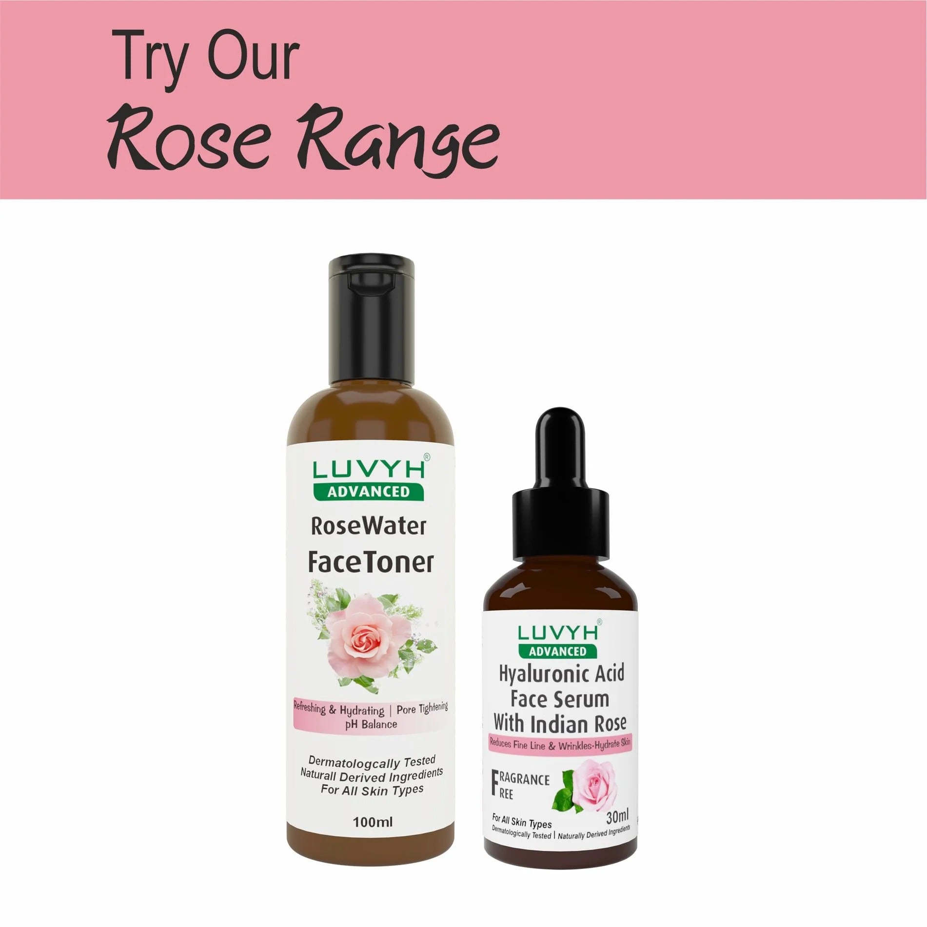 LuvYH Rose Water Toner - 100ml