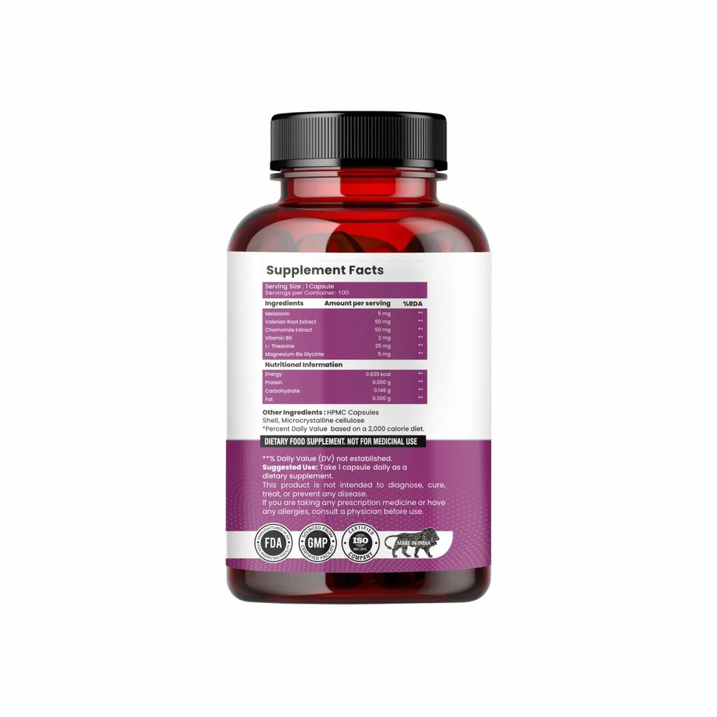Raskam Melatonin 5mg - 100 capsules